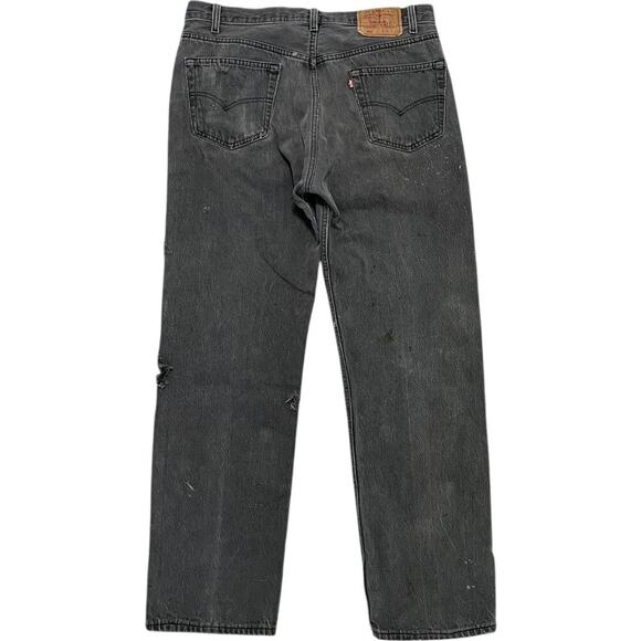 Levi’s 501 Faded Black USA Distressed Jeans - Picture 2 of 11